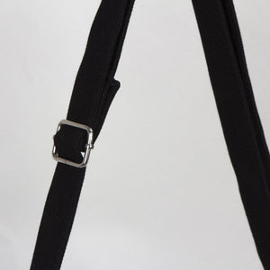 Personalized Black Canvas Messenger Bag - Pamusan.com