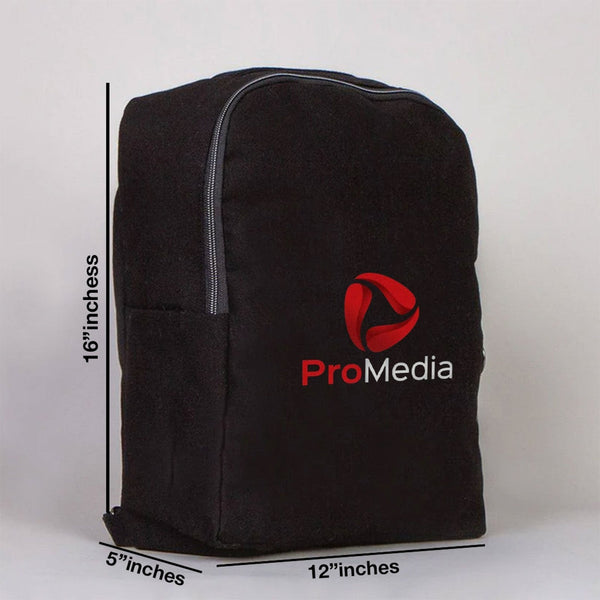 Personalized Black VIP Canvas Backpack - Pamusan.com