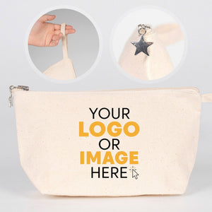 Personalized Canvas Clutch - 12" x 7" x 3" - Pamusan.com