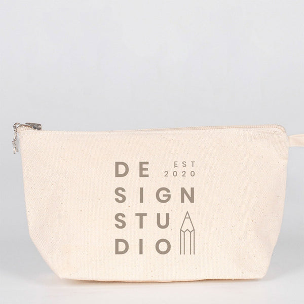 Personalized Canvas Clutch - 12" x 7" x 3" - Pamusan.com