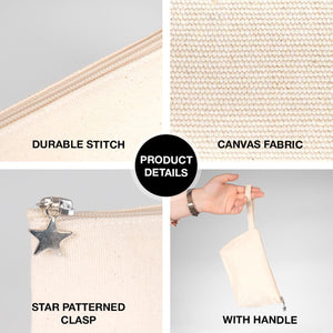 Personalized Canvas Clutch Bag – Details