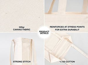 Personalized Canvas Tote Bags – 12oz Custom Logo & Photo Printing, Bulk Orders - Pamusan.com
