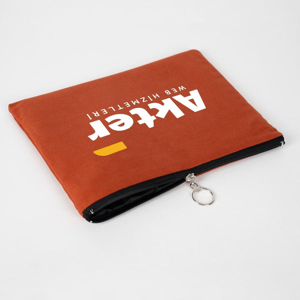 Personalized Ceramic Cotton Clutch Pouch – 12" × 8" (30 × 21 cm) – 10 oz Fabric - Pamusan.com