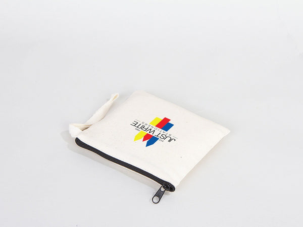 Personalized Coin Purse, 6"W x 5"H Zippered Pouch Bag, Coin Pouch Bag, Linen Coin Purse with Zipper, Linen Coin Case - Pamusan.com