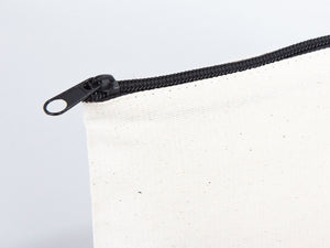 Personalized Coin Purse, 6"W x 5"H Zippered Pouch Bag, Coin Pouch Bag, Linen Coin Purse with Zipper, Linen Coin Case - Pamusan.com