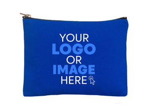 Personalized Cosmetic Clutch Bag 8"x6" – Bridesmaid Gift Makeup Pouch with Zipper - Pamusan.com