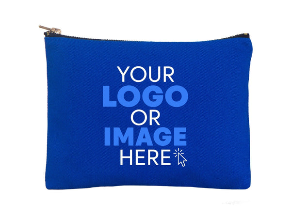 Personalized Cosmetic Clutch Bag 8"x6" – Bridesmaid Gift Makeup Pouch with Zipper - Pamusan.com