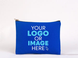 Personalized Cosmetic Clutch Bag 8"x6" – Bridesmaid Gift Makeup Pouch with Zipper - Pamusan.com