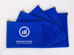 Personalized Cosmetic Clutch Bag 8"x6" – Bridesmaid Gift Makeup Pouch with Zipper - Pamusan.com