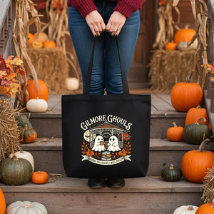 Personalized Halloween Tote Bag – Custom Black Canvas with 12 Unique Designs - Pamusan.com