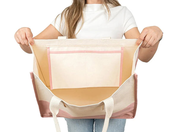 Personalized Large Canvas Tote Bags with Pocket – Bulk Custom Printed Wedding, Beach Gifts for Travel & Events - Pamusan.com