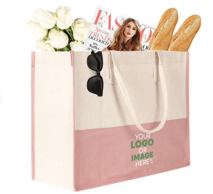 bulk travel tote bags Personalized Large Canvas Tote Bags
