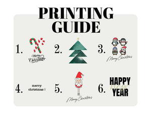 Personalized Notebook 5"W x 8"H (14 x 20 cm), A5 Canvas Cover, Your Logo or Text Here, Merry Christmas Designs, Happy New Year - Pamusan.com