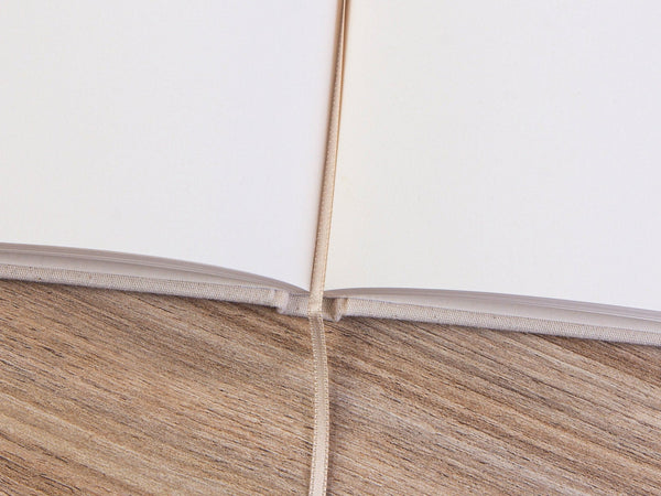 Personalized Notebook 5"W x 8"H (14 x 20 cm), A5 Canvas Cover, Your Logo or Text Here, Merry Christmas Designs, Happy New Year - Pamusan.com