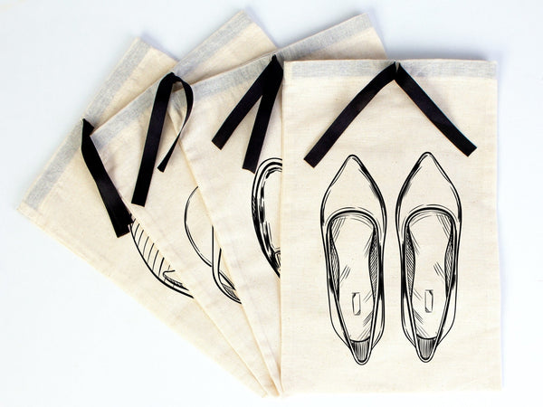 Personalized Shoe Bags, Travel Shoe Bag, Custom Pouch Shoe Bag, Customizable Shoe Bags with Logo Printing, Travel, Personalised, Laundry Bag - Pamusan.com