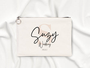 Personalized Wedding Clutch Bag 12"W x 8"H - 27 Different Designs, Cotton, - Pamusan.com