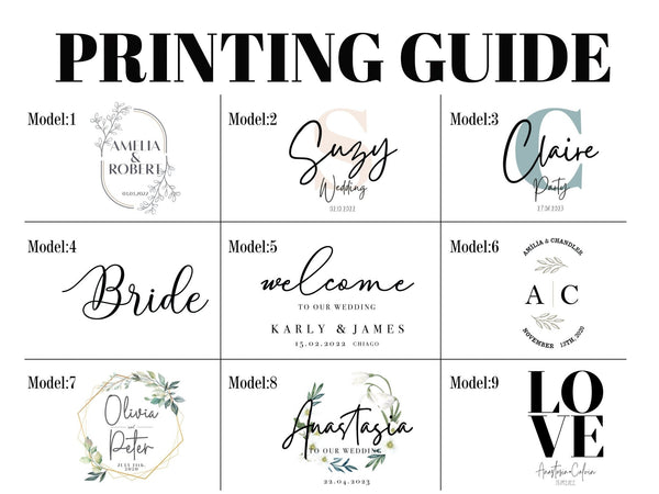 Personalized Wedding Clutch Bag 12"W x 8"H - 27 Different Designs, Cotton, - Pamusan.com