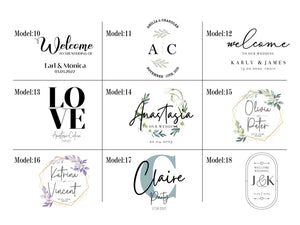 Personalized Wedding Favor Pouches – Custom Bridesmaid Drawstring Bags – Bridal Party Gift Sacks - Pamusan.com