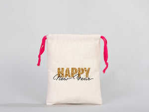 Pink Drawstring Cotton Bags 6"W x 8"H (15 cm x 20 cm), Great For Packing And Wrapping, Organic Cotton Pouch Bag, Bridal shower Bag, Custom Bag - Pamusan.com