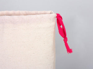 Pink Drawstring Cotton Bags 6"W x 8"H (15 cm x 20 cm), Great For Packing And Wrapping, Organic Cotton Pouch Bag, Bridal shower Bag, Custom Bag - Pamusan.com