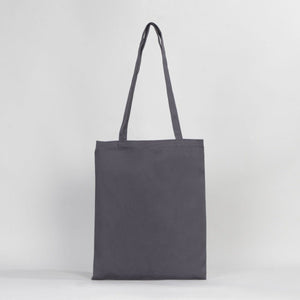 Plain Gray Gabardine Tote Bag 14"x16" – Durable Eco - Friendly Cotton Bag - Pamusan.com
