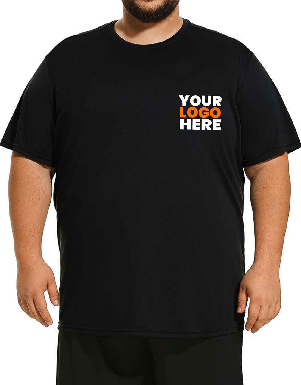 Large T-shirt - Black (Customizable)