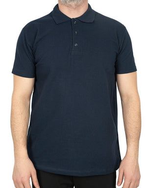 Polo Collar T-Shirt Navy - Pamusan.com