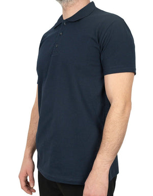Polo Collar T-Shirt Navy - Pamusan.com