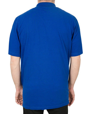 Polo - Collar T-Shirt Saks Blue - Pamusan.com