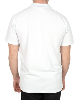 Polo Collar T-Shirt White - Pamusan.com