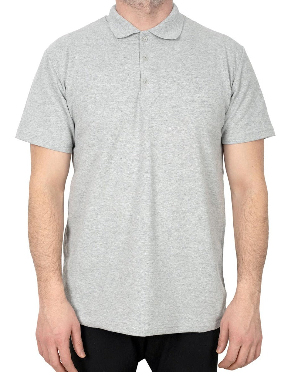 Wholesale Polo Collar T-Shirt Gray Color