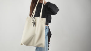 Canvas Tote Bag – Natural Color 14"x16 " İnches - Reusable Cotton Tote Bulk Wholesale