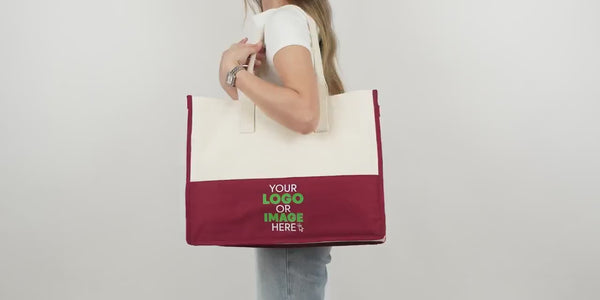 Promotional Canvas Bag with Custom Branding for Events