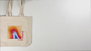 Personalized Canvas Tote Bags – 16"W x 14"H x 5"L Custom Logo Cotton Bags