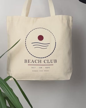 Large Canvas Tote Bag with Inner Pocket & Braided Handles – Natural Cotton 18"x16"x4"
