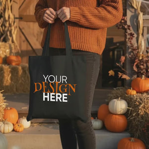 Personalized Halloween Tote Bag – Custom Trick-or-Treat Candy Bag