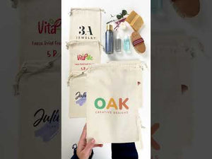 Welcome to the Wedding – Custom Drawstring Pouches for Bridal Party & Bridesmaids