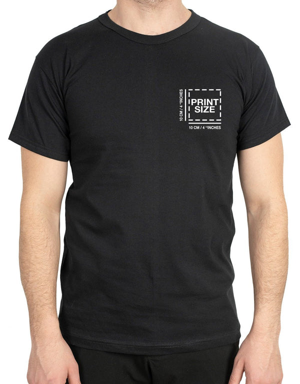 Print Promotional T-shirt Black Color - Pamusan.com