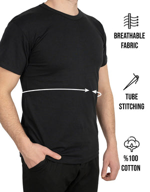 Print Promotional T-shirt Black Color - Pamusan.com