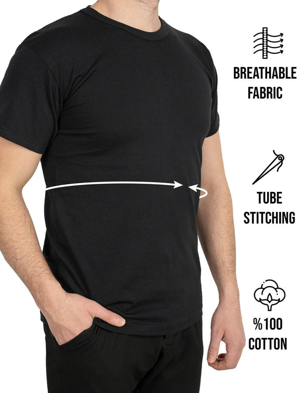 Print Promotional T-shirt Black Color - Pamusan.com