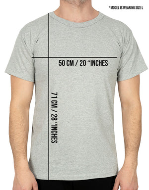 Print Promotional T-shirt Gray Color - Pamusan.com