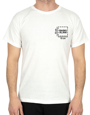 Print Promotional T-shirt White Color - Pamusan.com
