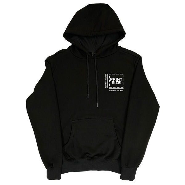 Printed Hoodie Sweatshirt - 3 Thread, No Charcoal - Pamusan.com