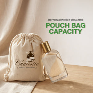 Fabric Pouch 6" W x 8" H (15.5 cm x 20 cm) -  (Customize)