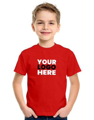 Printed Promotional Children's T-Shirt - Red - Pamusan.com