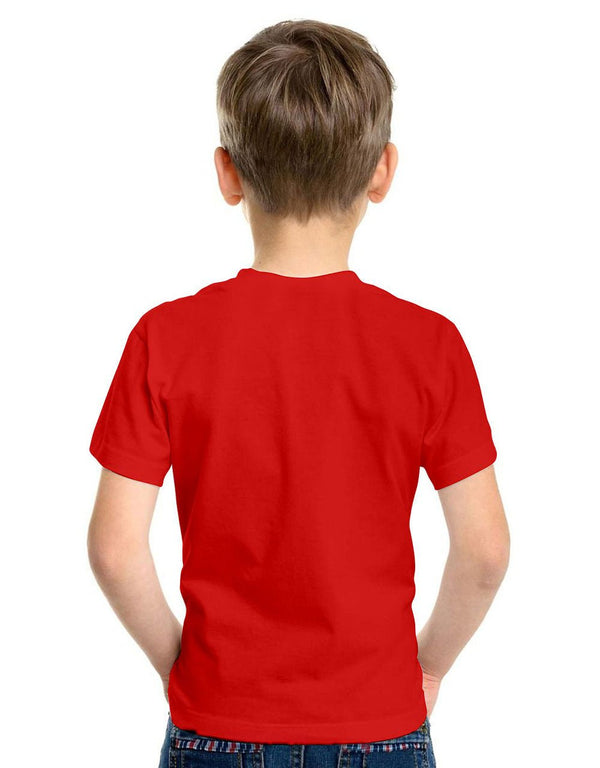 Printed Promotional Children's T-Shirt - Red - Pamusan.com