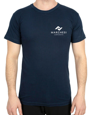 Printed Promotional T-Shirt Navy Color - Pamusan.com