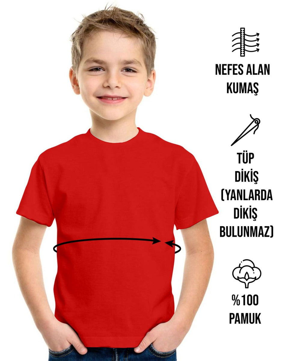 Promotion Red Kid T-shirt Use Horse