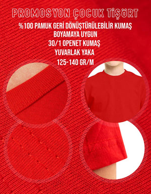 Promotion Red Kid T-shirt Use Horse