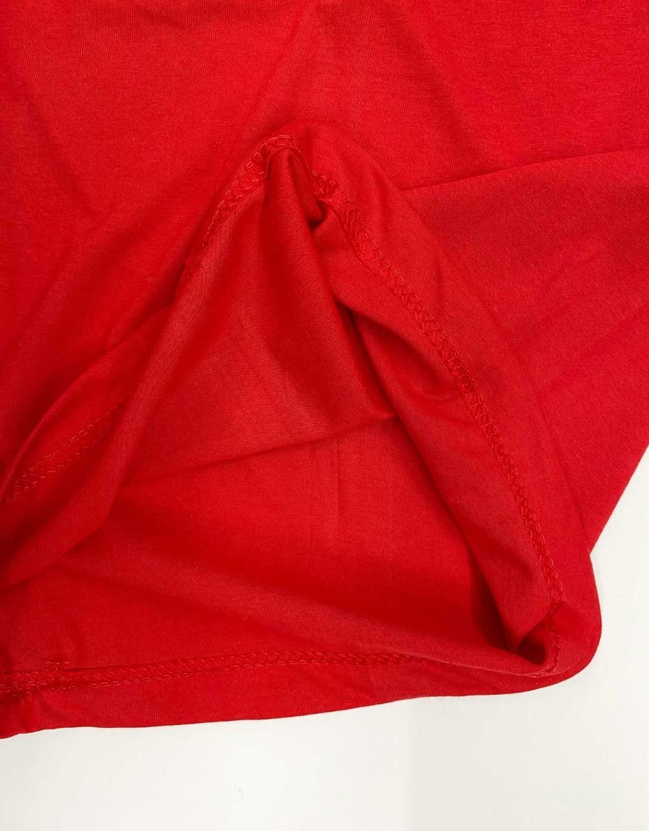 Moon Star Printed Red Kid T-Shirt - 1000 - Single Color Printing